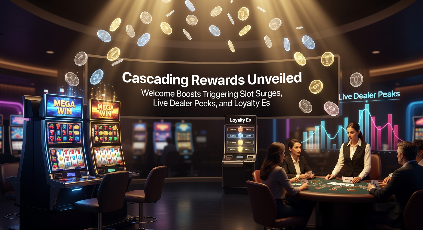 Live dealer roulette wheel spinning amid surging slot wins and ascending loyalty badges