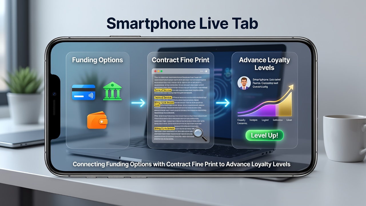 Mobile live dealer table interface with loyalty meter and payment confirmation overlay