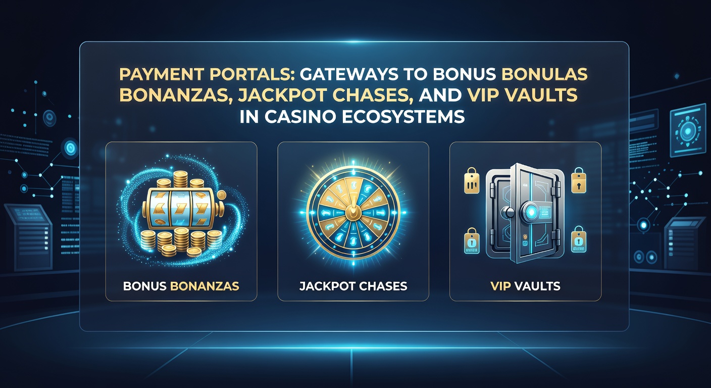 Illustration of a secure payment vault unlocking casino treasures including glowing jackpot symbols, VIP keys, and stacks of bonus chips