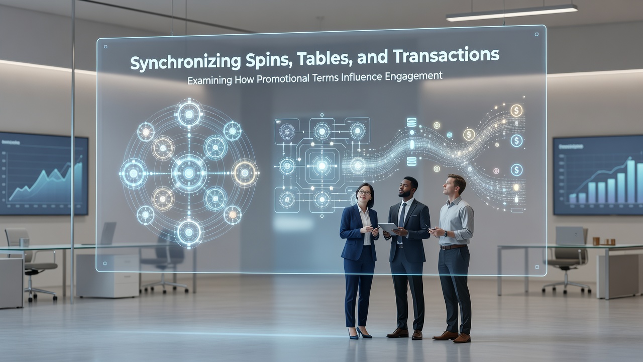 Dashboard view of mobile casino transactions syncing with spin counters and live table progress under active promotional rules