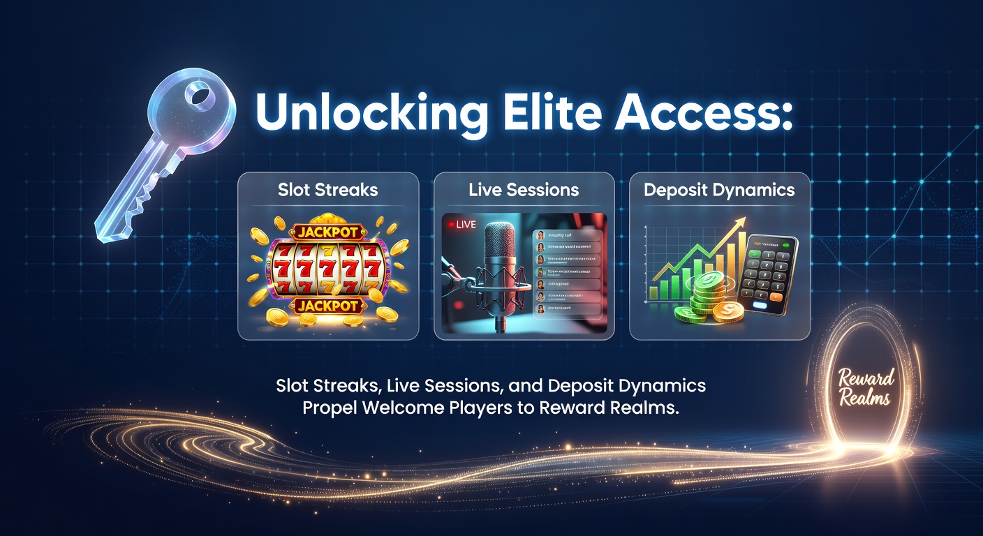 Vibrant casino lobby displaying slot machines, live dealer tables, and glowing VIP reward icons, illustrating the path from entry-level play to elite status